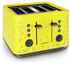 Morphy Richards - Toaster - Prism Toaster -Yellow.